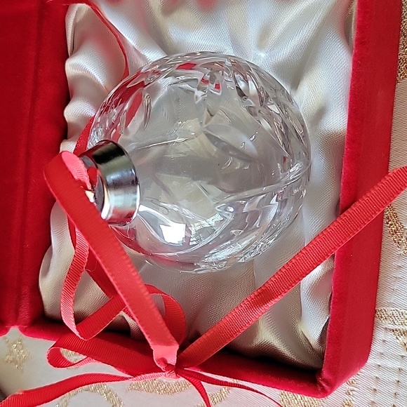 1997 Crystal Ball Christmas Ornament Tree Design Chech Republic - Picture 4 of 5